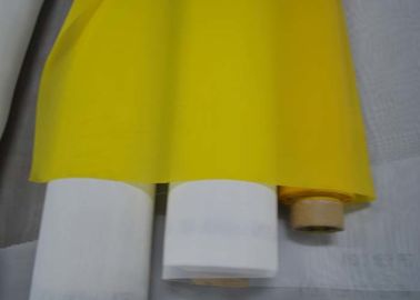Het gele 180T-Polyestermonofilament Netwerkscherm met Keperstof/Duidelijk Weefsel 23 Micron