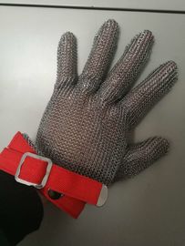 De Handschoenen van de het Netwerkslager van het veiligheidsroestvrije staal, de Beschermende Handschoenen van de Kettingspost