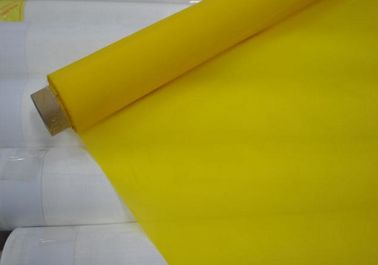 China Geel het Schermnetwerk van de Polyesterdruk voor Textiel/Glas/PCB/Ceramische Druk leverancier