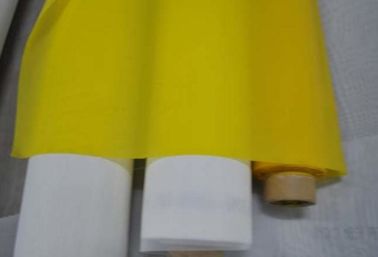 China Geel 100%-Polyesterzijde het Vastbouten Doek Duidelijk Weefsel met 1.153.6m Breedte leverancier