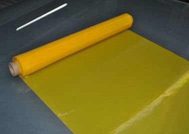 China 80T geel de Druknetwerk van de Polyesterserigrafie voor Textieldruk, 30-70m/-Broodje leverancier
