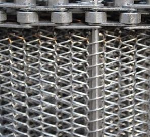 Vlak Flex Spiraalvormig Transportbandroestvrij staal met hoge weerstand Gemakkelijk te wassen